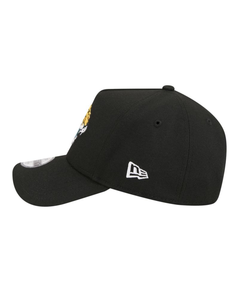 Big Boys and Girls Black Jacksonville Jaguars 9FORTY A-Frame Adjustable Hat
