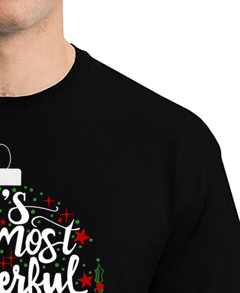 Men's Christmas Ornament Word Art T-Shirt