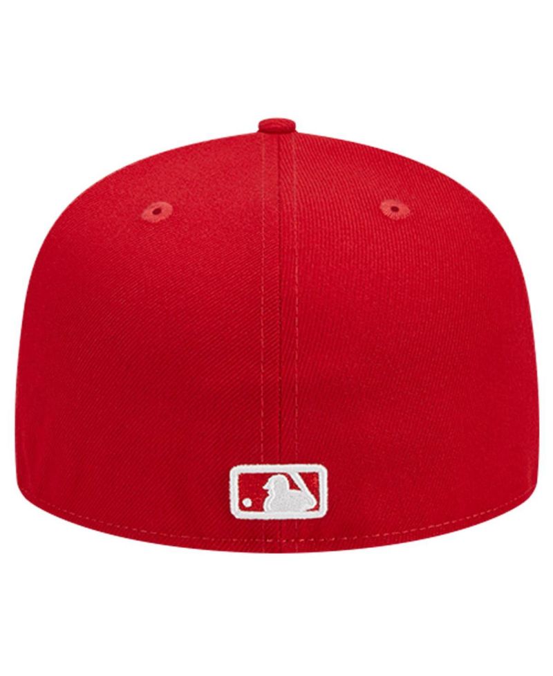 Men's Red Tampa Bay Rays Logo 59FIFTY Fitted Hat