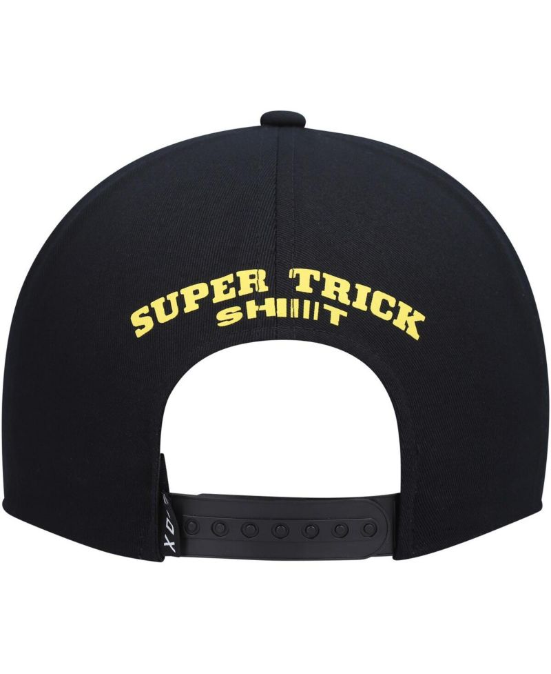 Men's Black Super Trik Snapback Hat