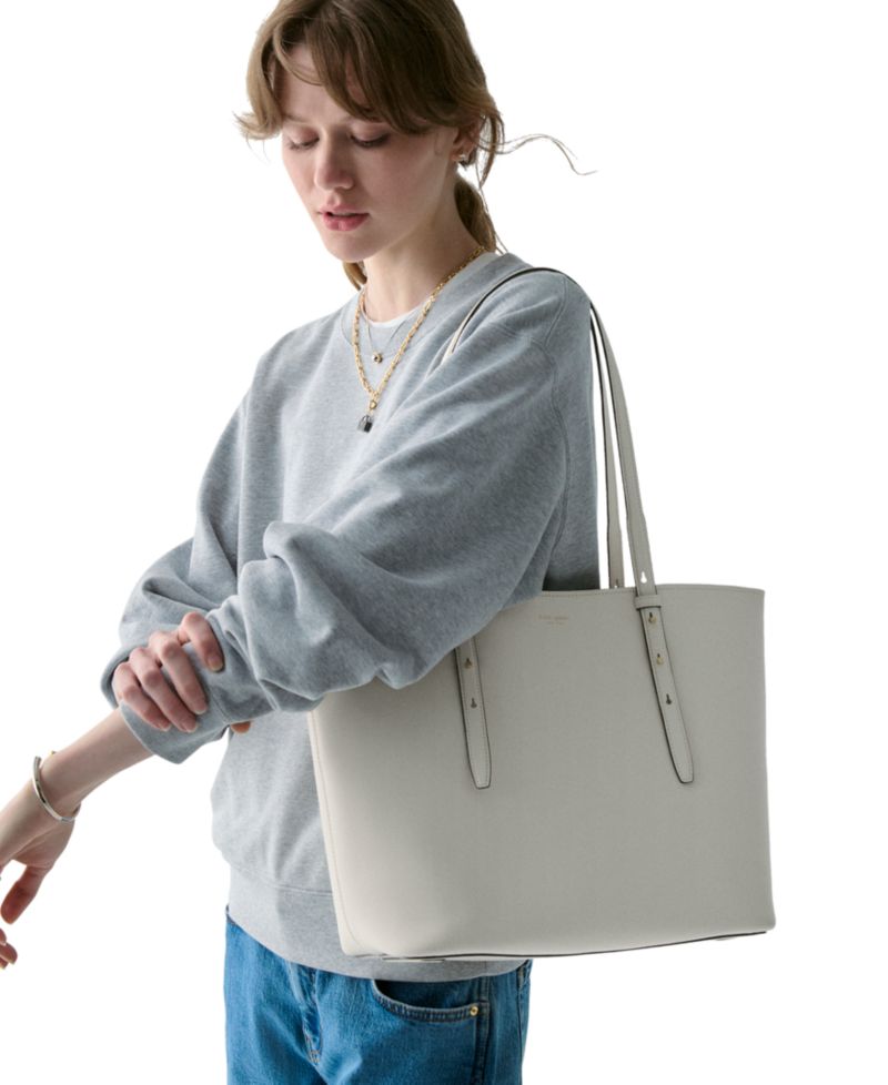 Do It All Large Leather Tote Bag