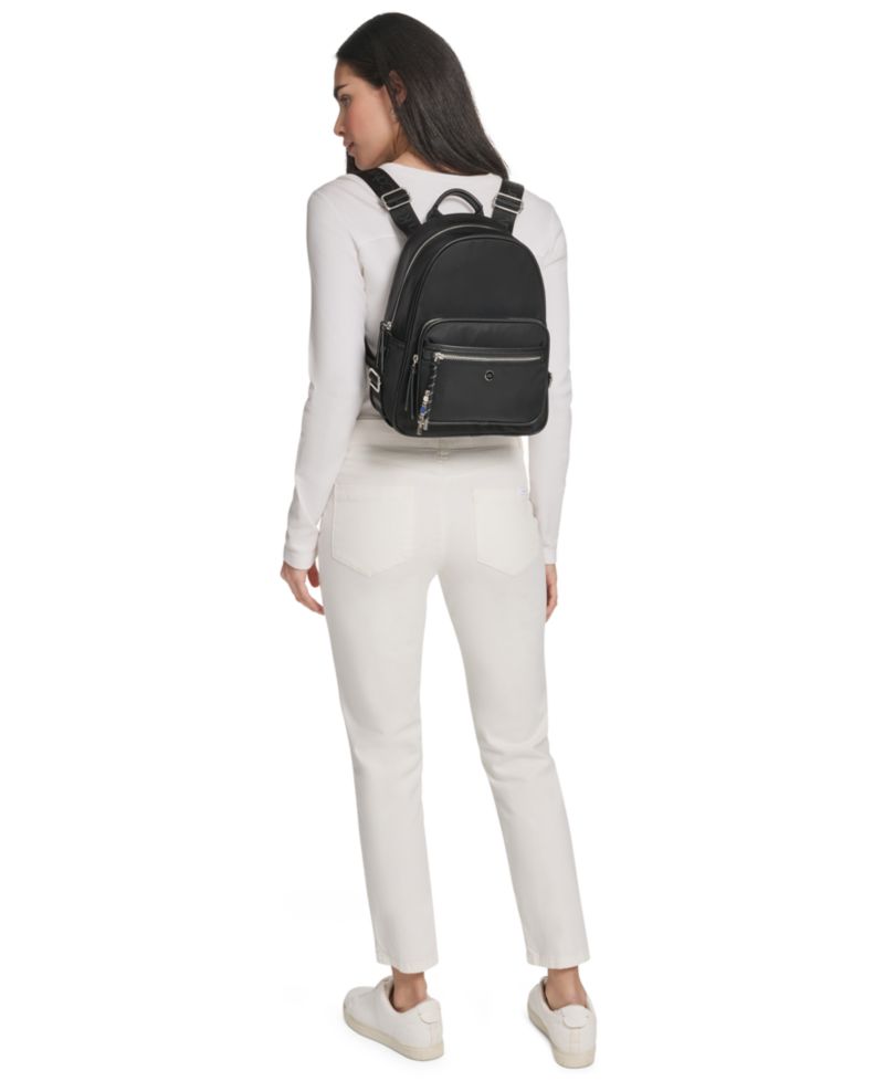 Caius Zipper Backpack Messenger