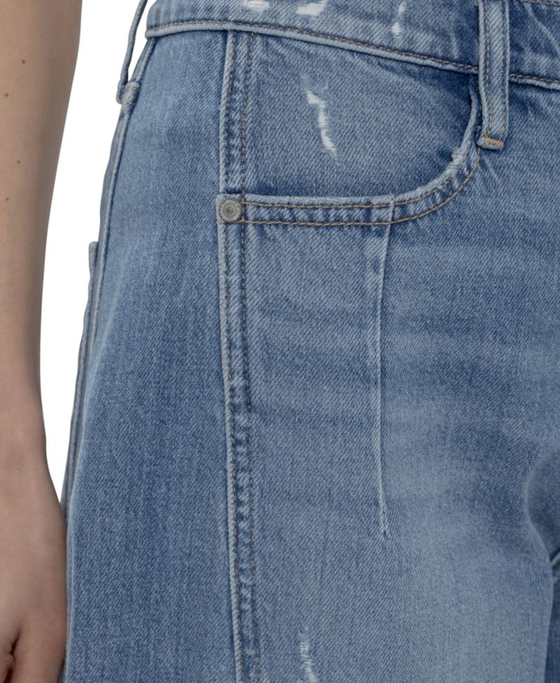 Women's High-Rise Slim Barrel Leg Jeans