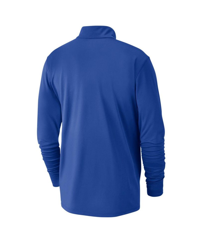 Men's Blue Orlando Magic 2024/25 Courtside Performance Half-Zip Top
