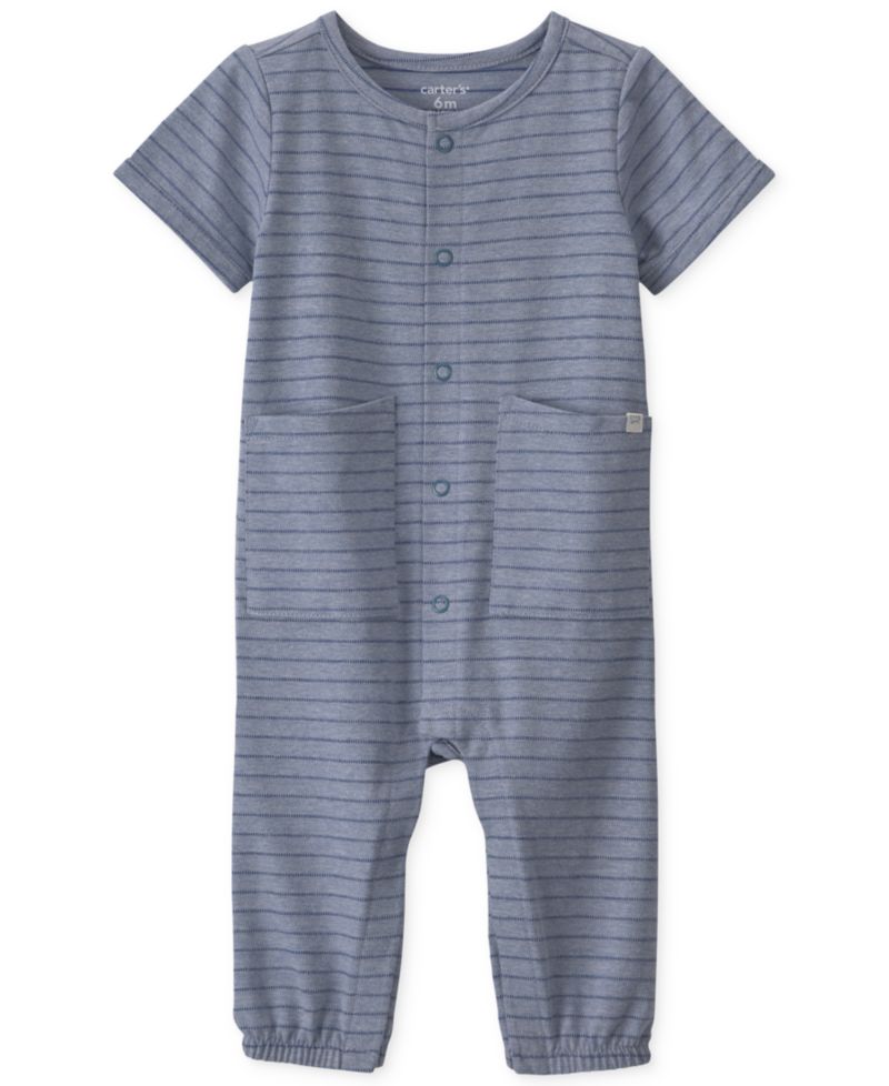 Baby Boys' Short-Sleeve Jumpsuits