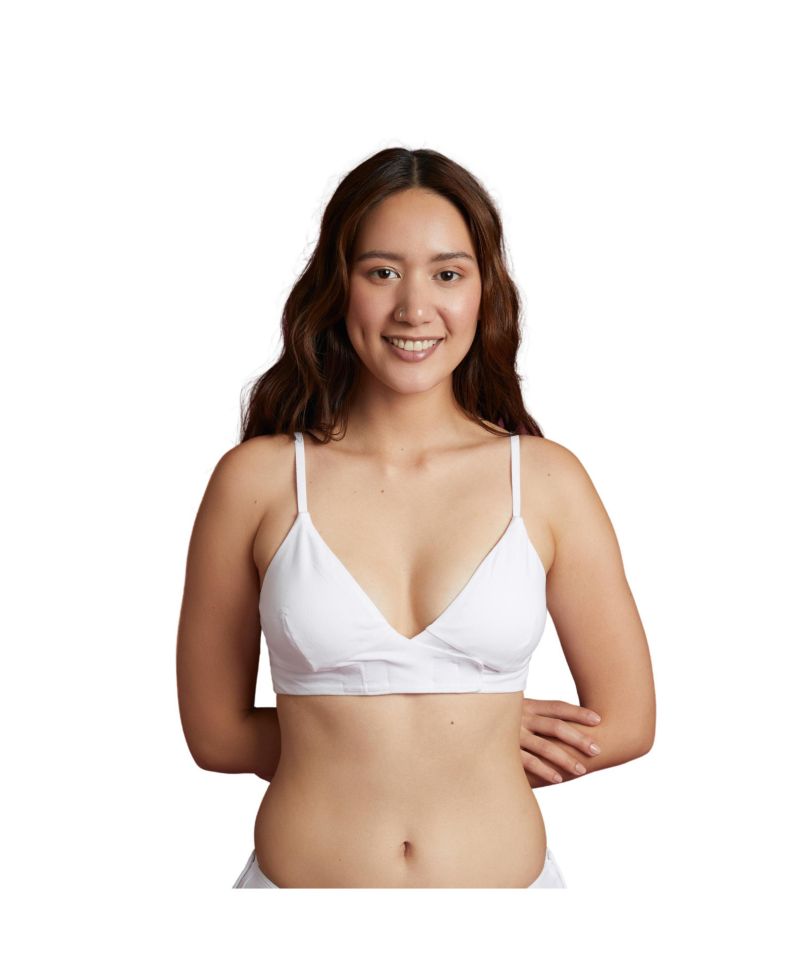 Women's Front Fastening Bra with Velcro brand fasteners