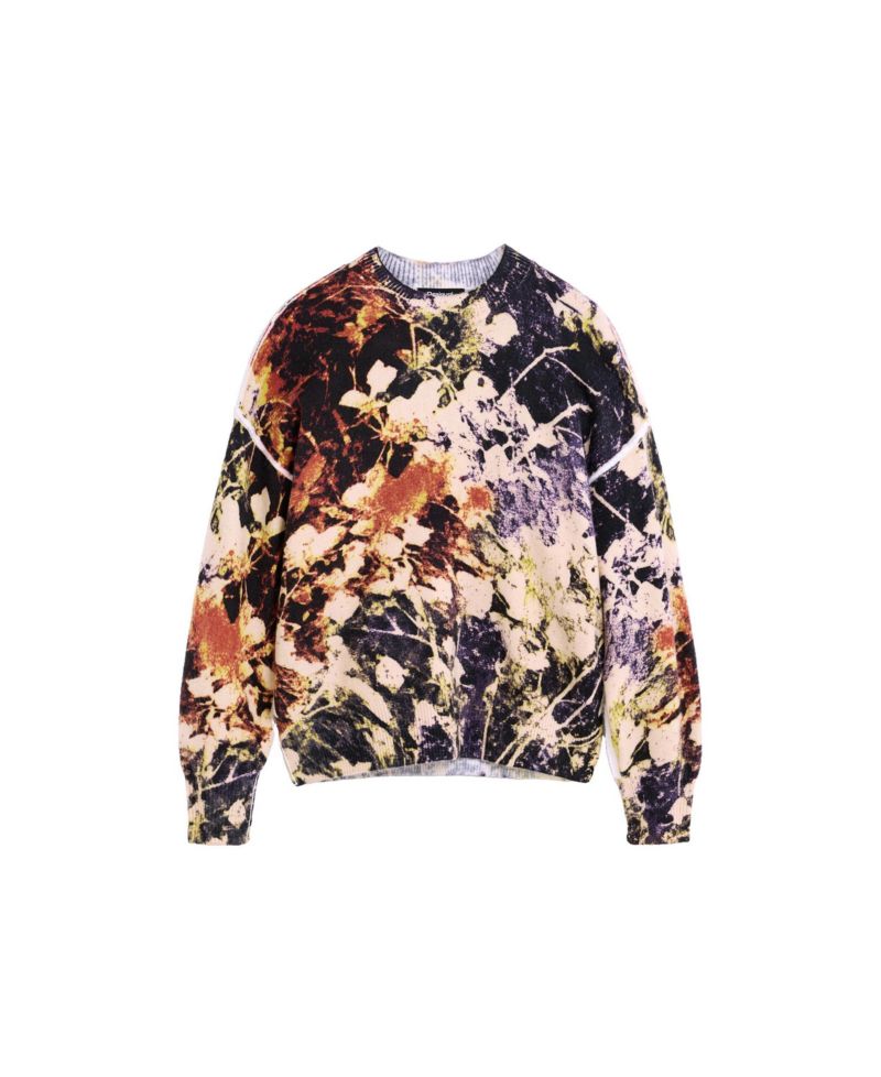 Women's Jacquard Print Sweater