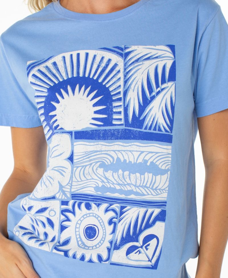 Women's Beach Things Graphic Crewneck Top