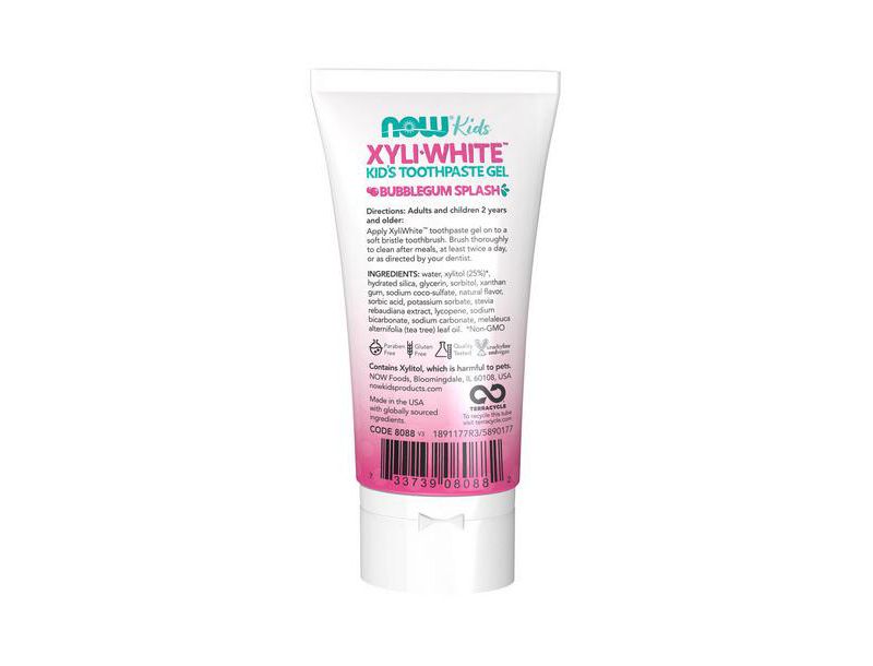 XyliWhite Kid's Toothpaste ,Bubblegum 3 oz
