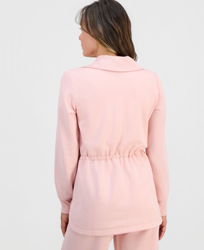 Petite LuxLounge Fleece Anorak Knit Jacket