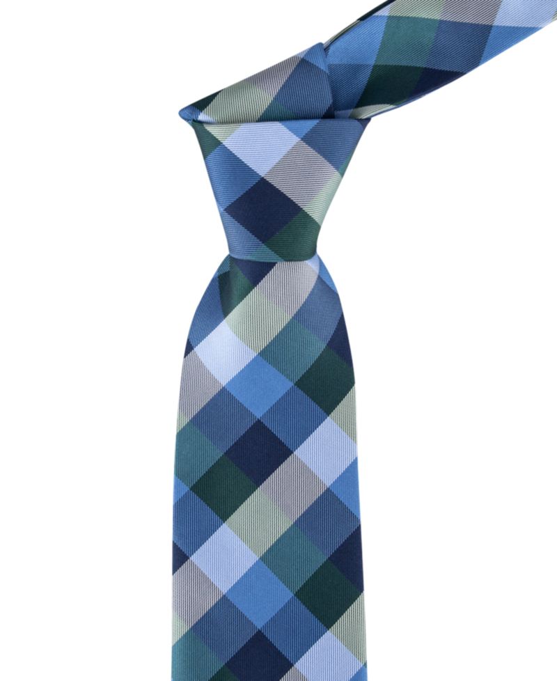 Men's Buffalo Plaid Tartan Tie