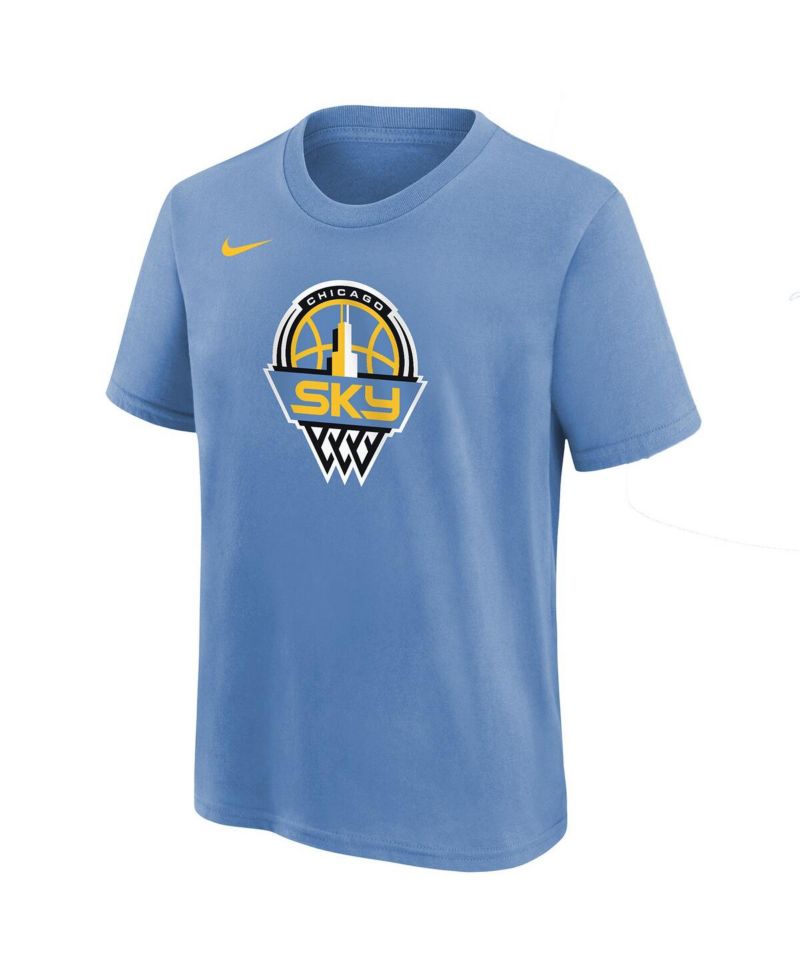 Big Boys and Girls Sky Blue Chicago Sky Essential Logo T-Shirt