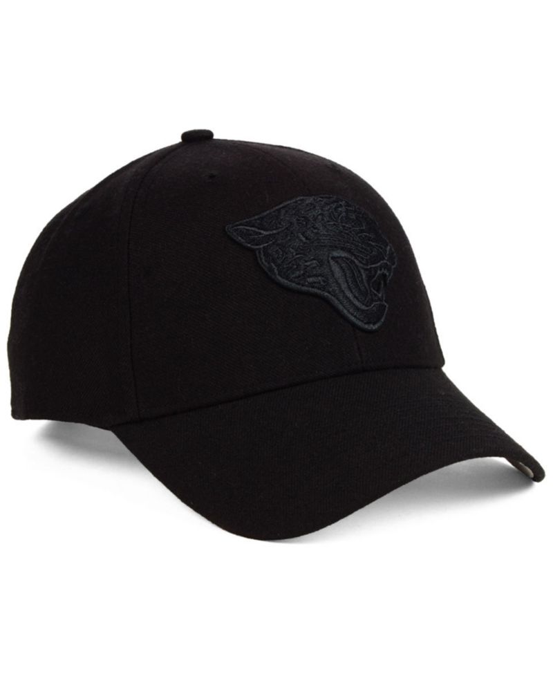 Jacksonville Jaguars Black & Black MVP Strapback Cap