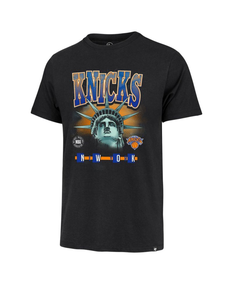 Men's Black New York Knicks Big & Tall Statue T-Shirt