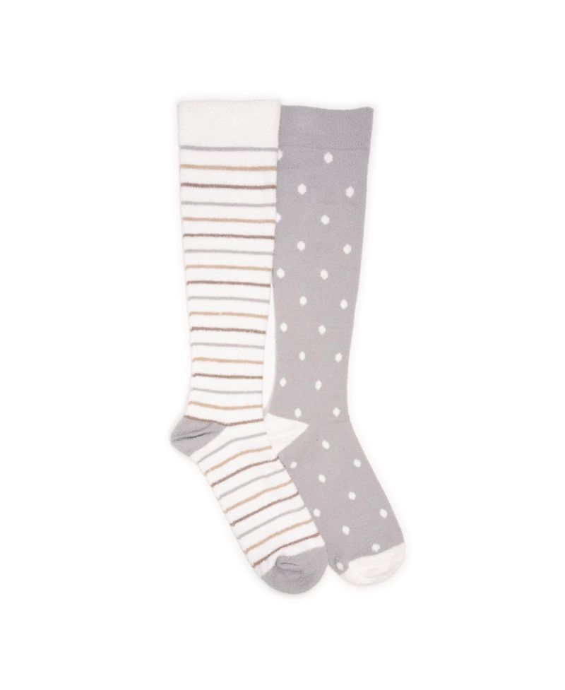 Women's 2 Pack Tall Compression Cozy Sock