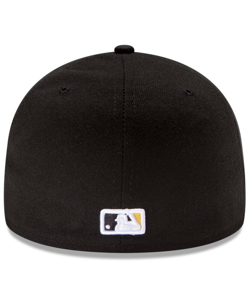 Men's Black Pittsburgh Pirates Authentic Collection On Field Low Profile Game 59FIFTY Fitted Hat