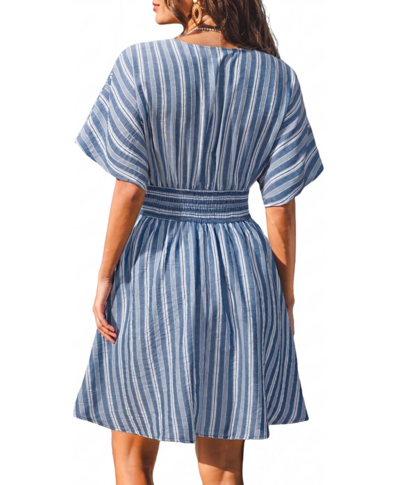 Women's Here for It Striped Mini Beach Dress