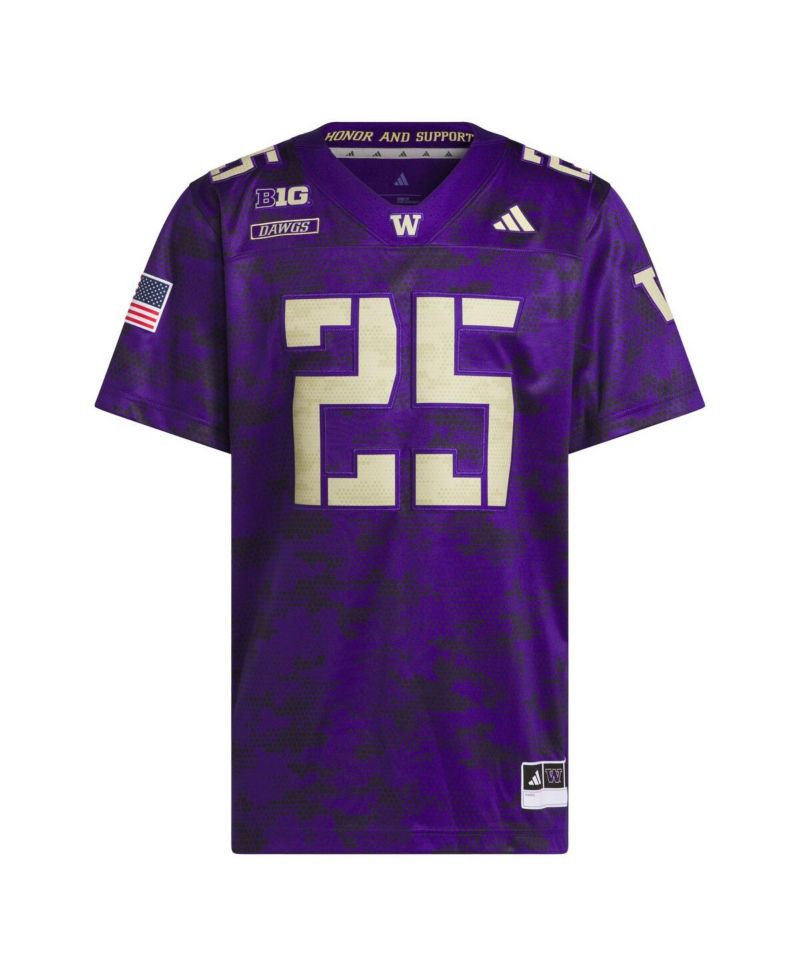 Men's Purple Washington Huskies Honor Support Premier Strategy Jersey