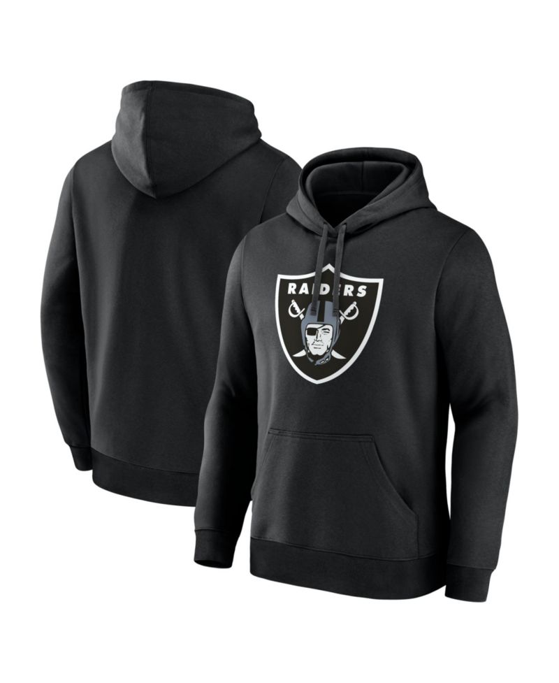 Men's Black Las Vegas Raiders Primary Logo Hoodie