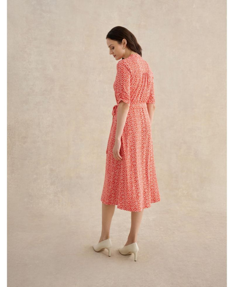 Women's Cathy 3/4 Sleeve Jersey Midi Dress