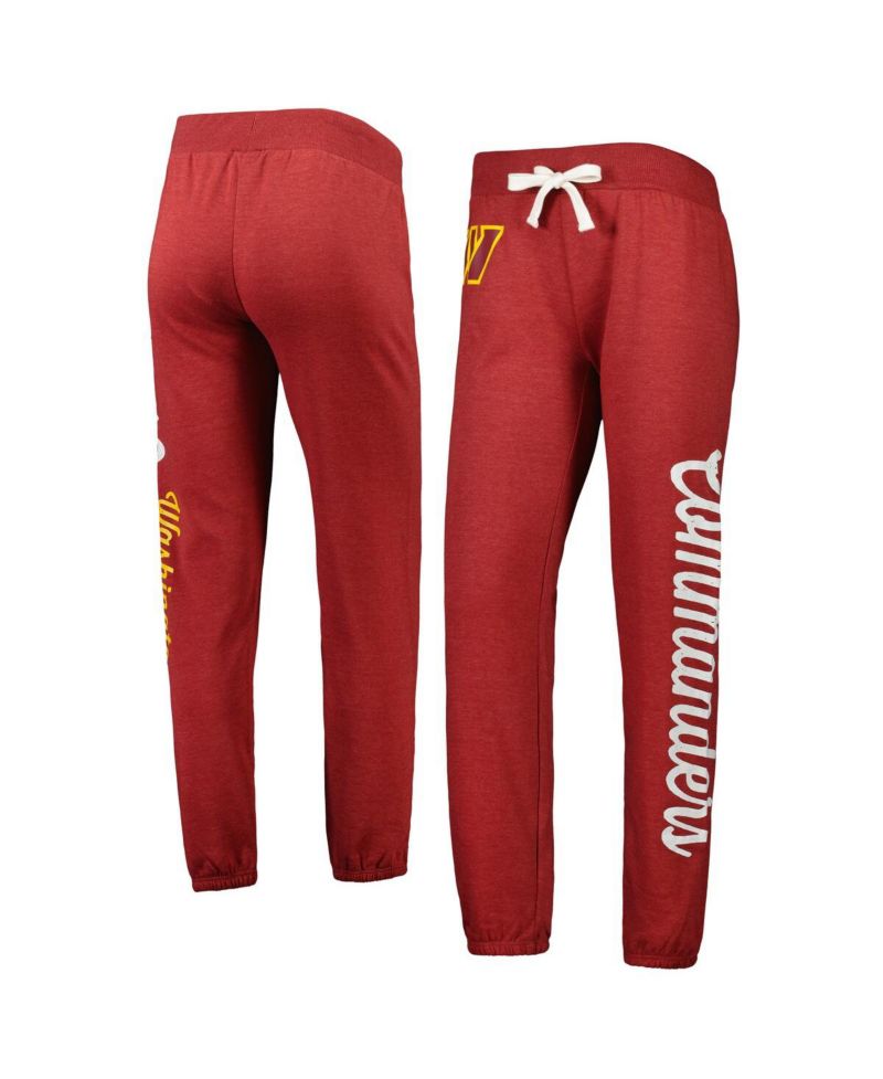 Women's Burgundy Washington Commanders Scrimmage Fleece Pants