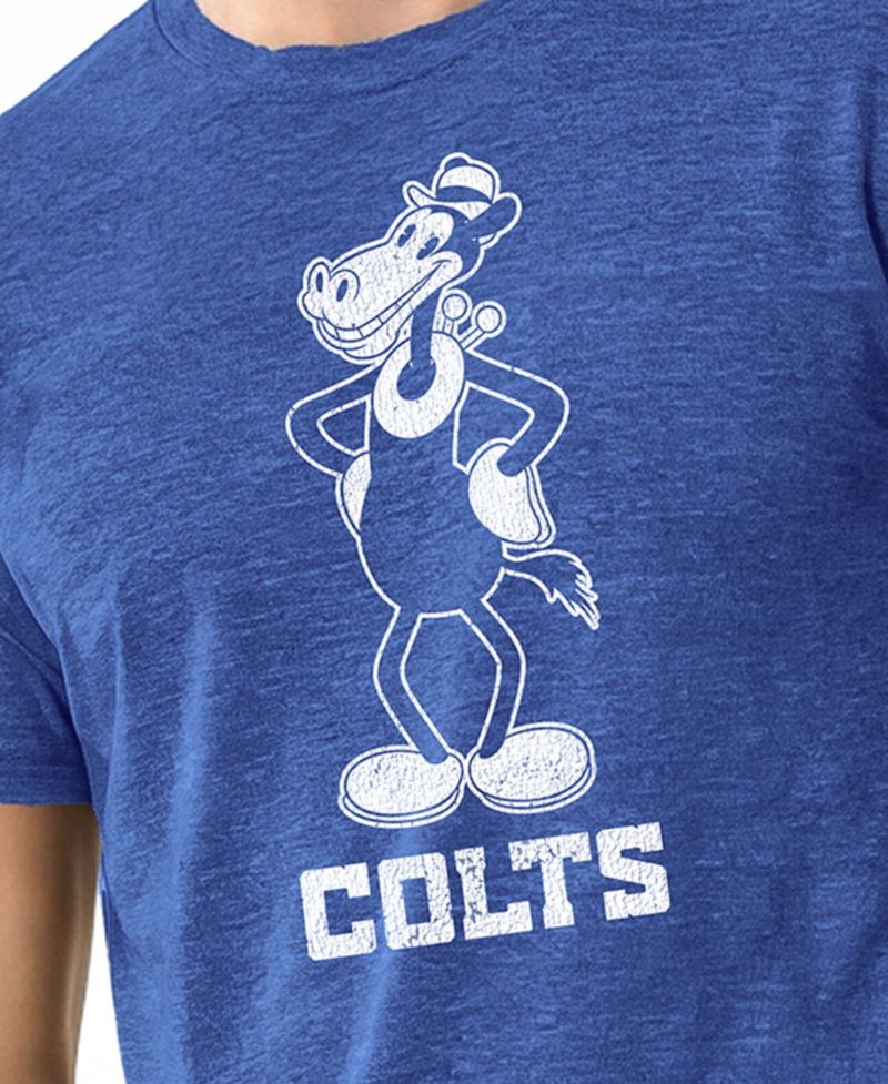 Men's Royal Indianapolis Colts Disney X Champion Tri-Blend T-Shirt