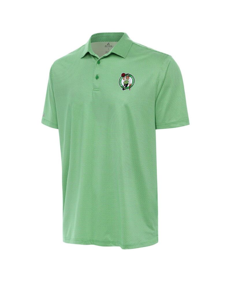 Men's Kelly Green/White Boston Celtics Rings Polo Shirt
