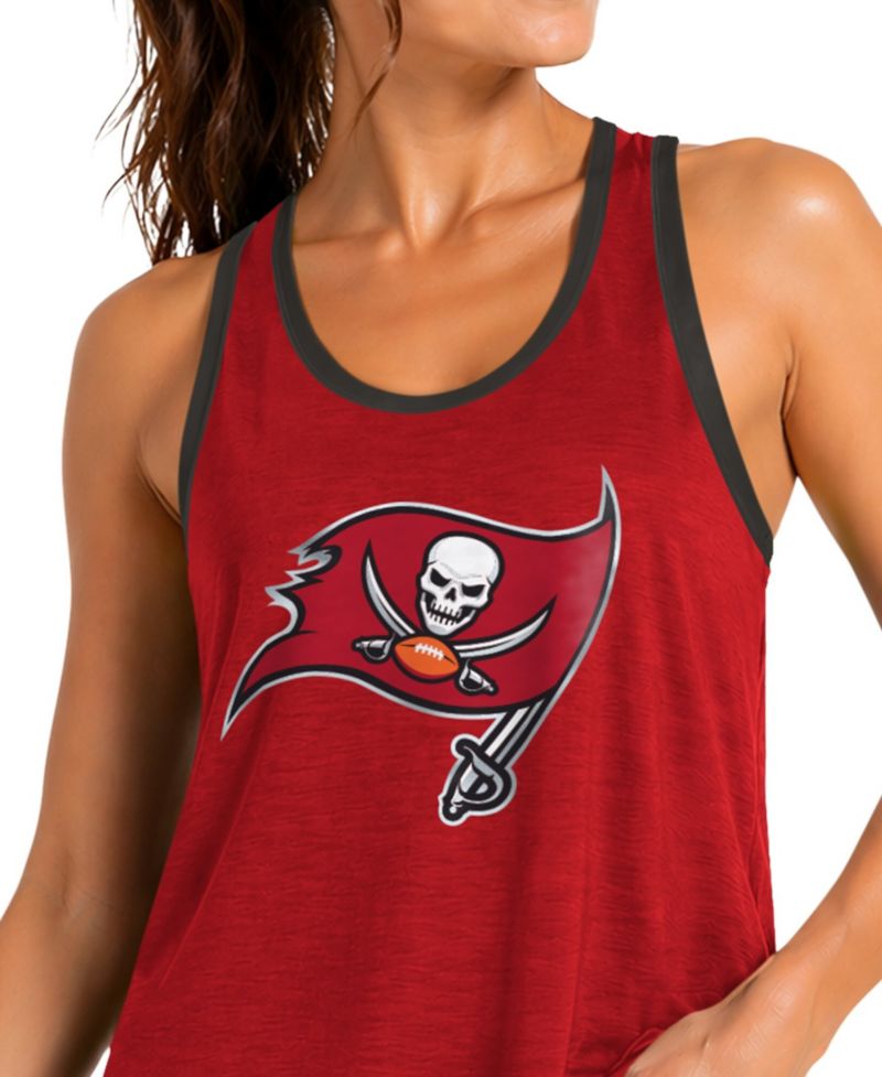 Women's Red Tampa Bay Buccaneers Tater II Racerback Tank Top