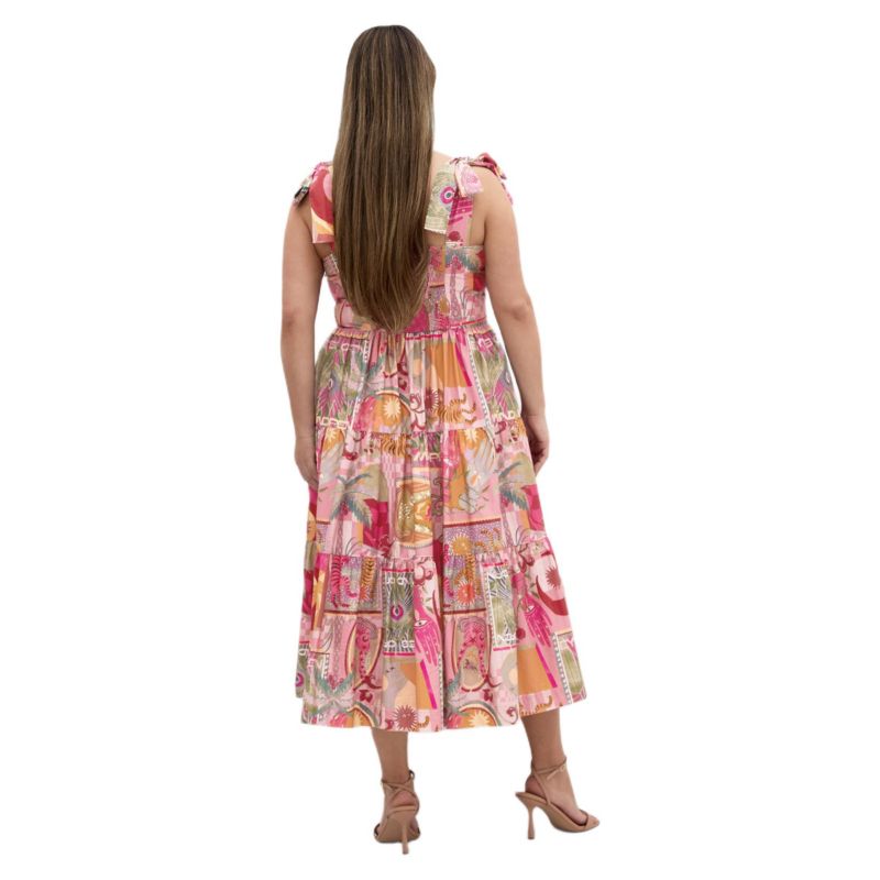 Women's Elessia Print Midi Dress