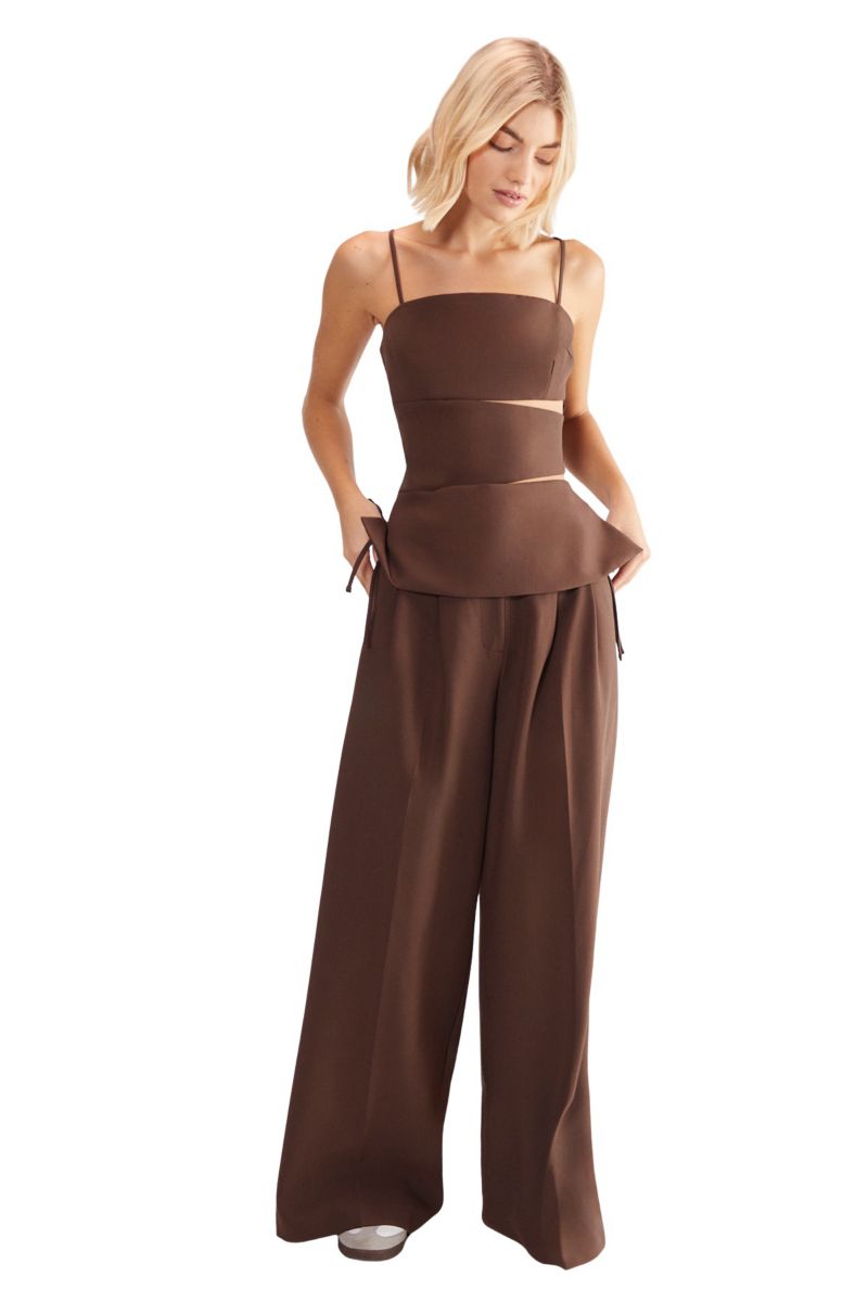 Premium Tailored Cut Out Longline Top