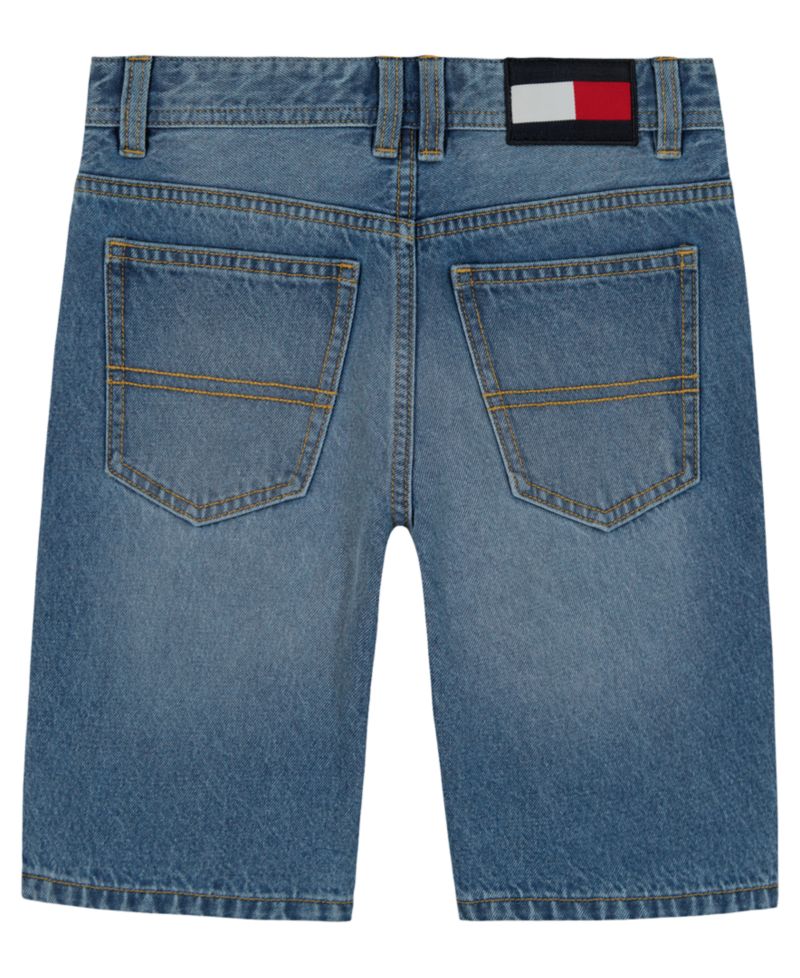 Boys' 2T-7 Varsity Regular Fit Denim Shorts