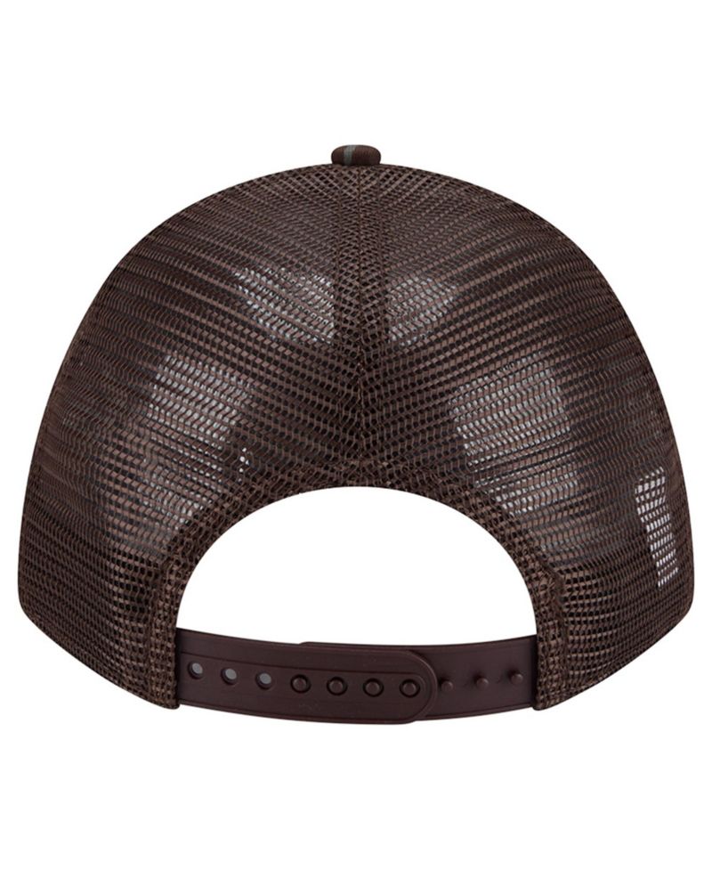 Men's Brown San Diego Padres Tonal Icon 9FORTY M-Crown Adjustable Trucker Hat