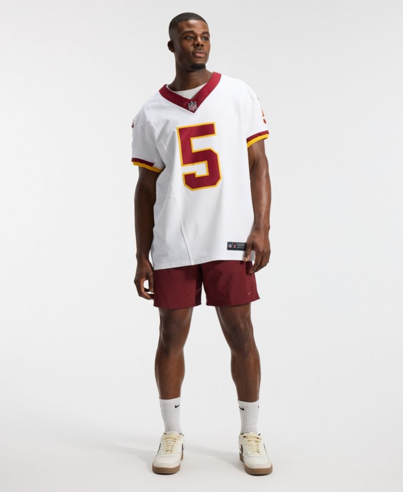 Men's Jayden Daniels White Washington Commanders Alternate 2 Super Bowl Era Vapor F.U.S.E. Elite Jersey