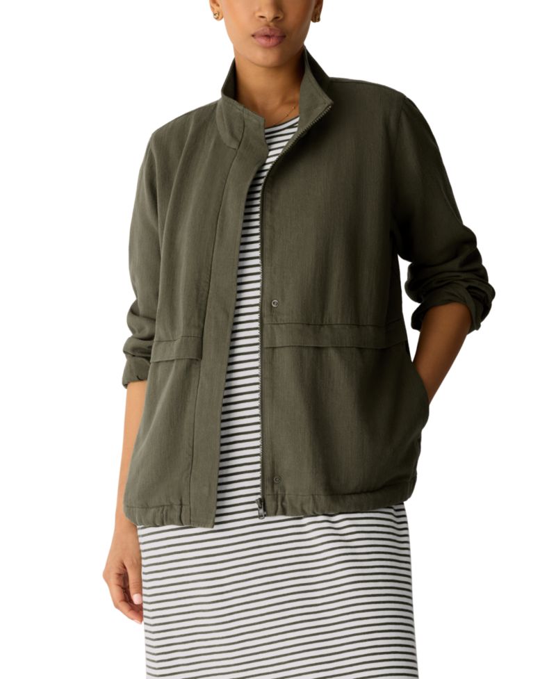 Women's Zip-Up Jacket, Regular and Plus Size