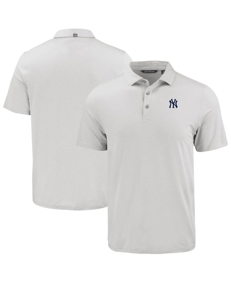Men's White New York Yankees Coastline Epic Comfort Eco Polo Shirt