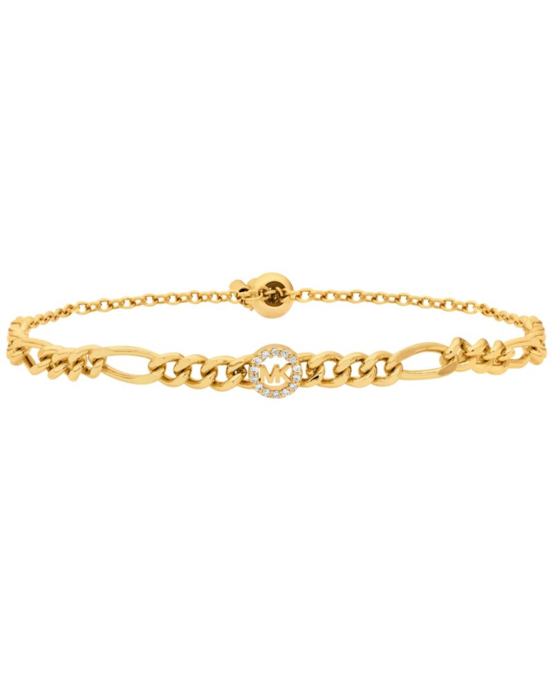 MICHAEL Logo Figaro Chain Bracelet