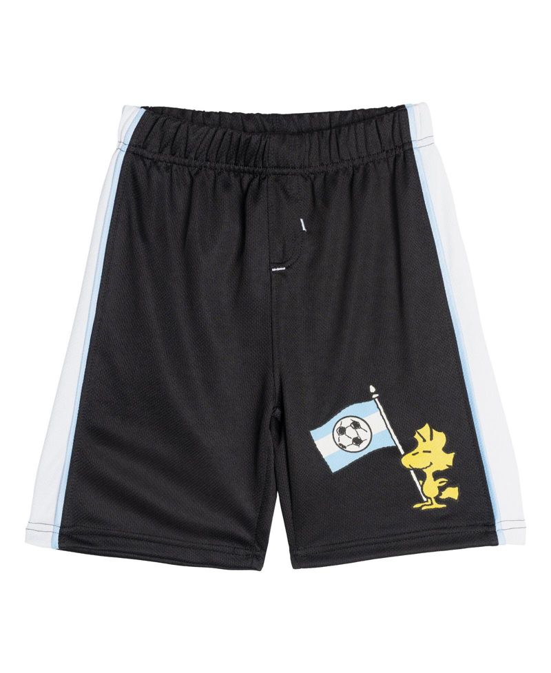 Boys' 4-20 Snoopy Soccer Striped-Mesh Jersey and Shorts, 2-Piece Set