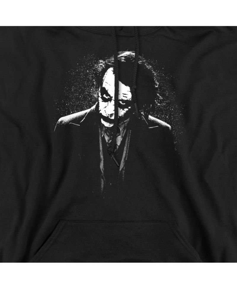 Men's Dark Knight Dark Joker Graphic Pull-Over Cotton-Polyester Blend Hoodie