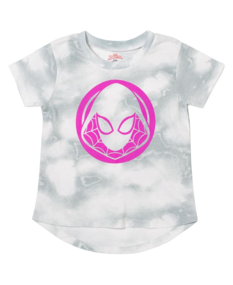 Little Girls Spider-Man Marvel Spider-Gwen Ghost Spider 3 Pack T-Shirts (5-12)