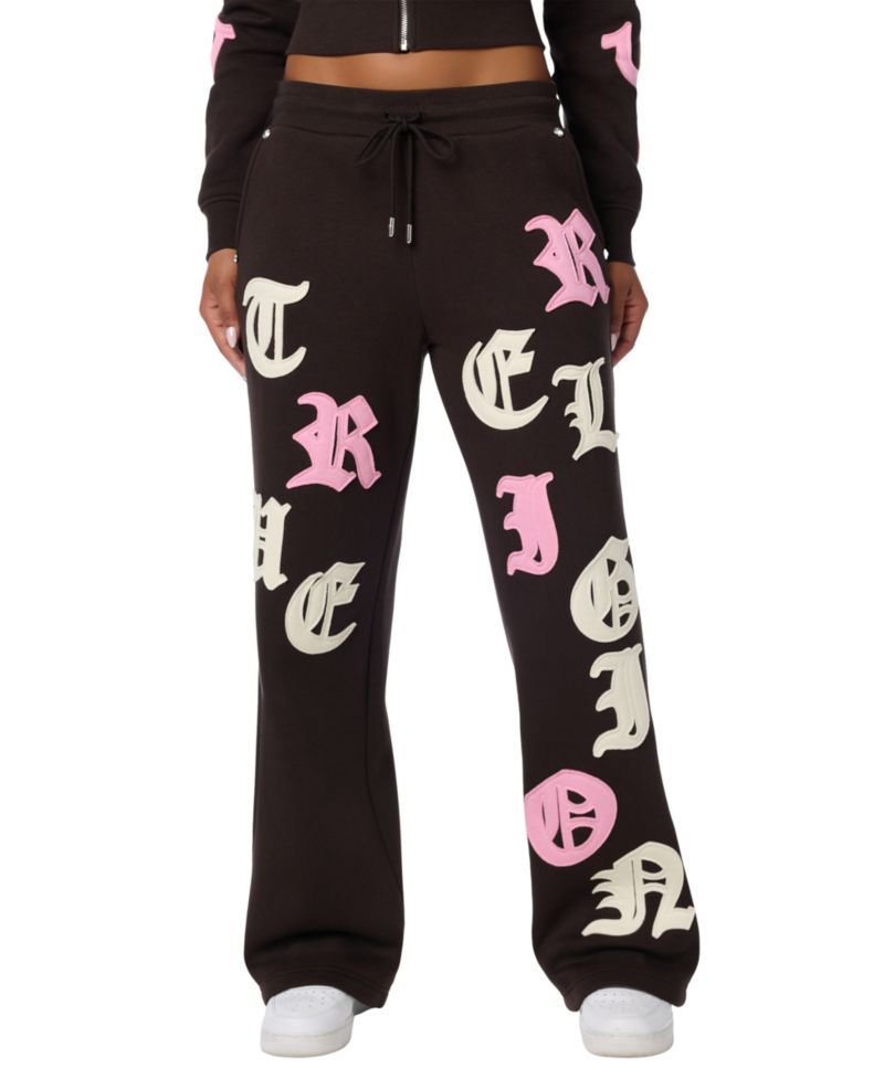 Women's Mid-Rise Straight-Leg Pull-On Pants