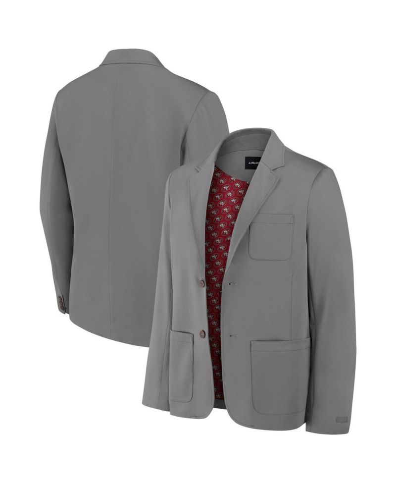 Men's Graphite San Francisco 49ers Man-In-Motion Blazer