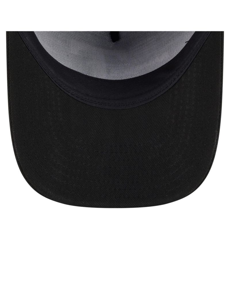 Men's Black Texas Rangers Motion A-Frame 9FIFTY Snapback Hat