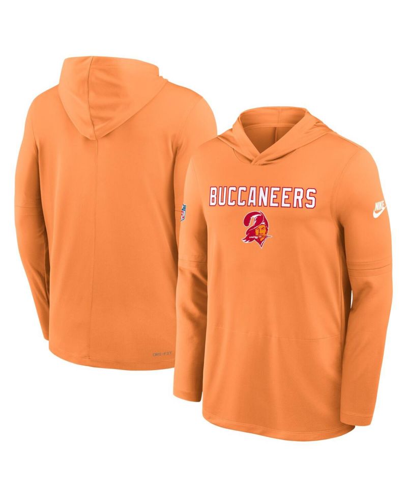 Men's Orange Tampa Bay Buccaneers Alt Pack Pass Accuracy Performance Long Sleeve Hoodie T-Shirt