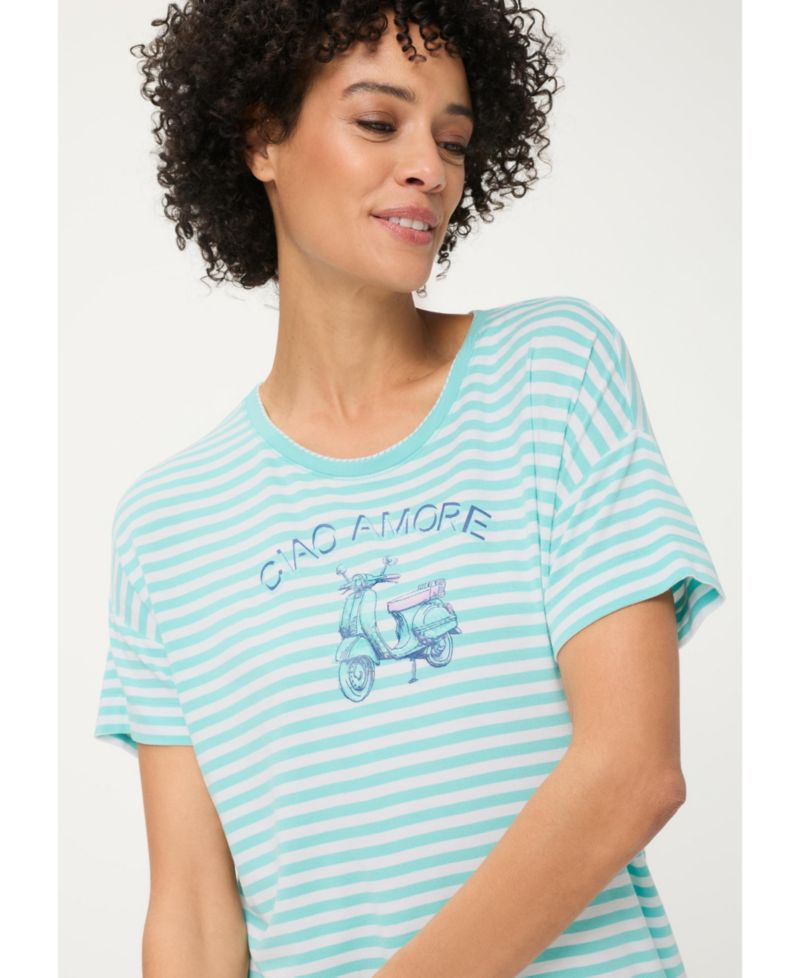 Women's Vespa Stripe T-Shirt
