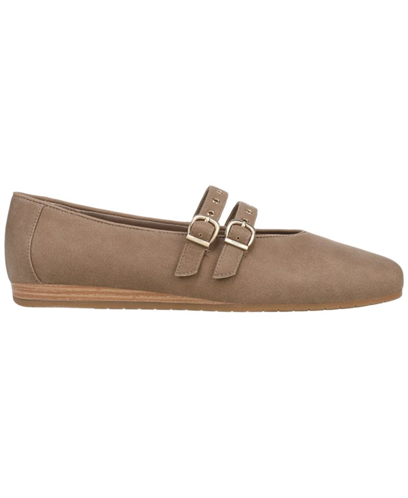 Women's Violet Mary Jane Buckle Flats