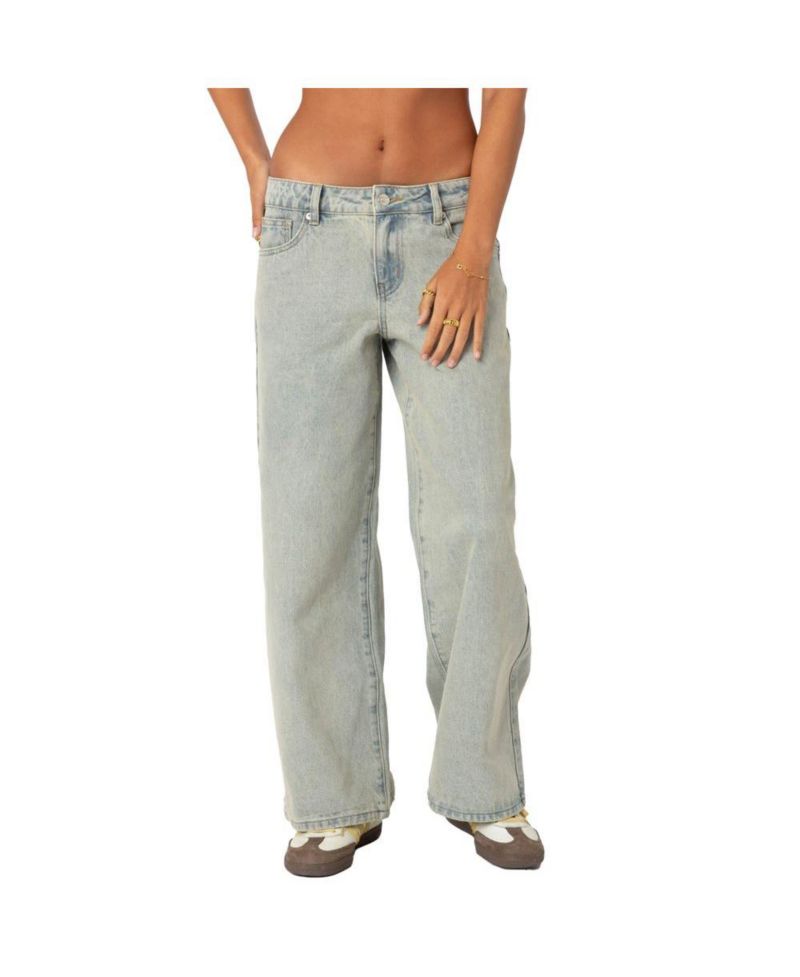 Women's Magda Low Rise Acid Wash Jeans