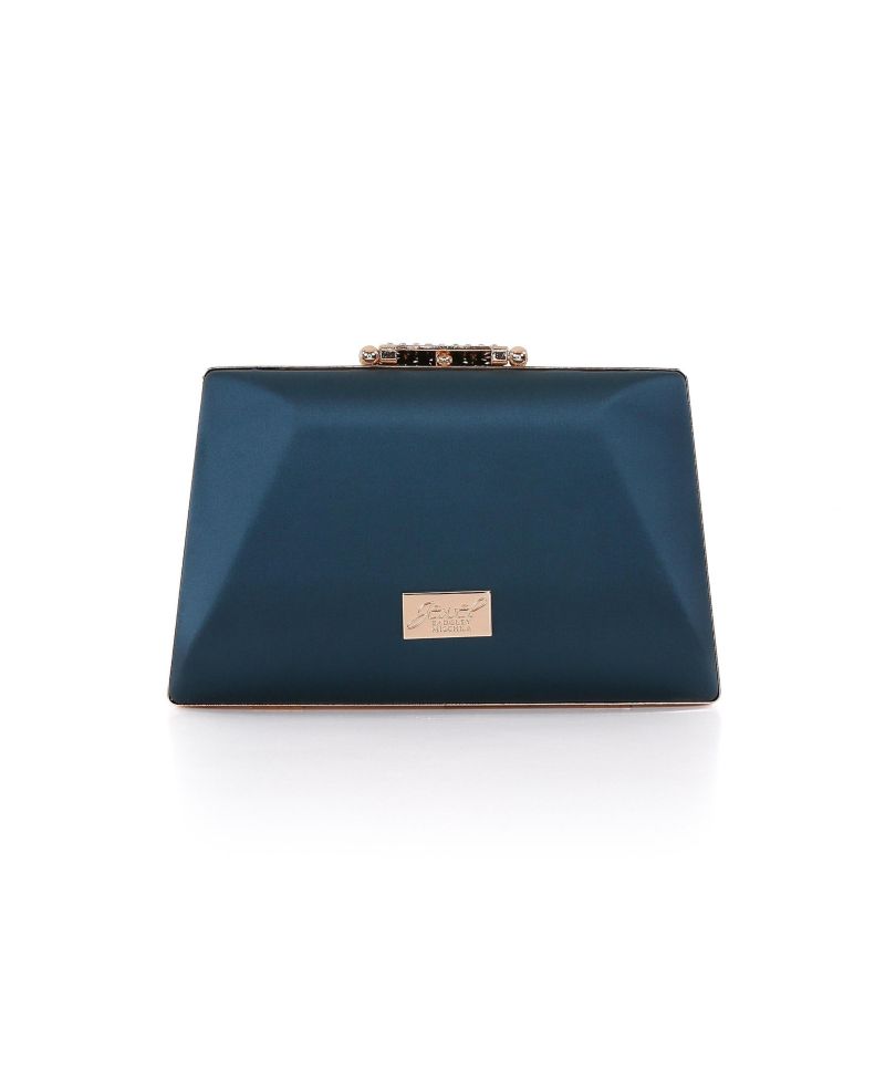 Woman's Amira Faceted Minaudiere