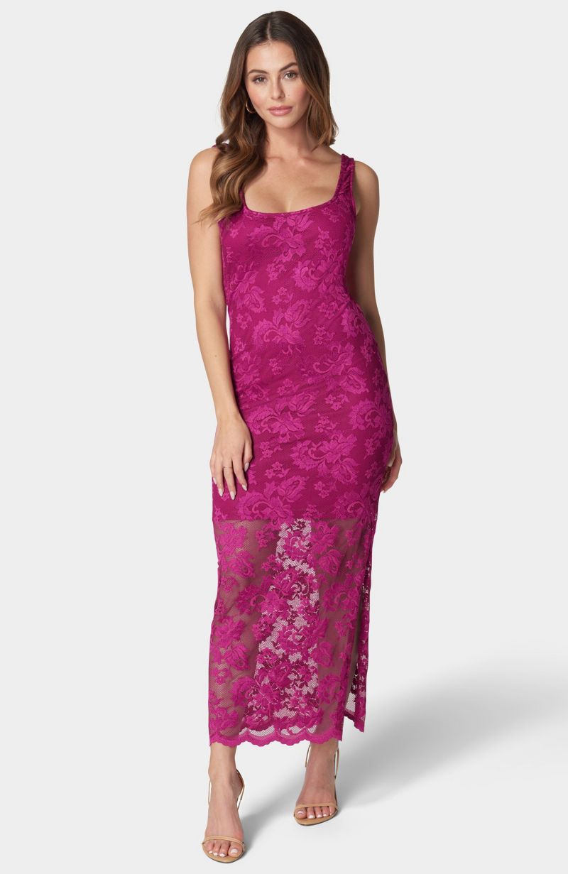 Women's Marseille Lace Square Neck Tank Dress