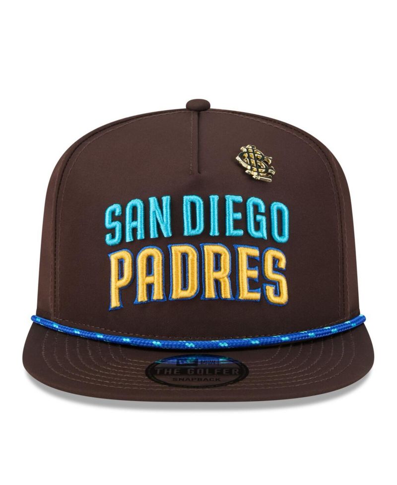 Men's Brown San Diego Padres 2025 Big League Chew Golfer Snapback Hat