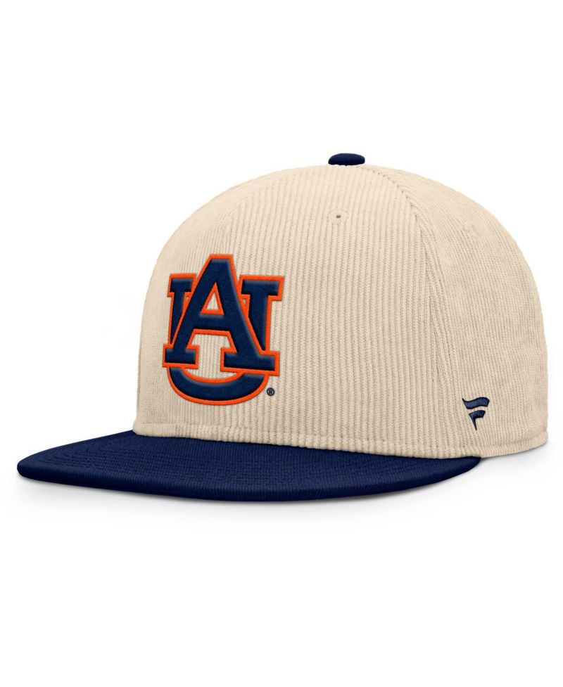 Men's Tan Auburn Tigers Catcher Snapback Hat